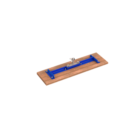 BON TOOL Bull Float, Wood 24" X 7 1/4"square End With 22-269 Bracket 82-136